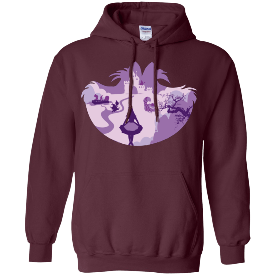Sweatshirts Maroon / Small Alice Portrait Pop Pullover Hoodie