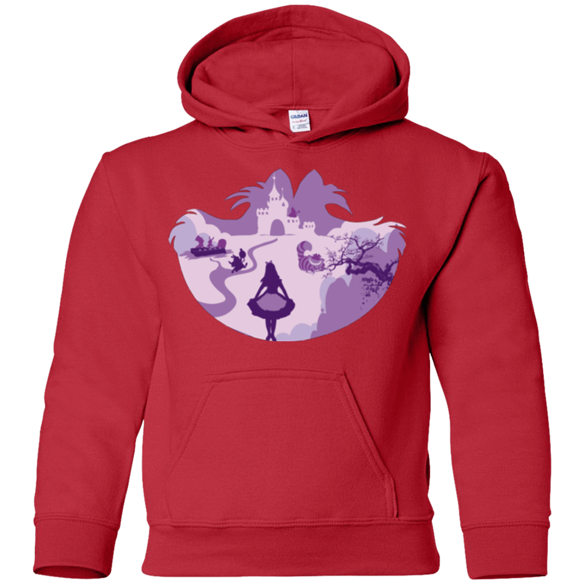 Sweatshirts Red / YS Alice Portrait Pop Youth Hoodie