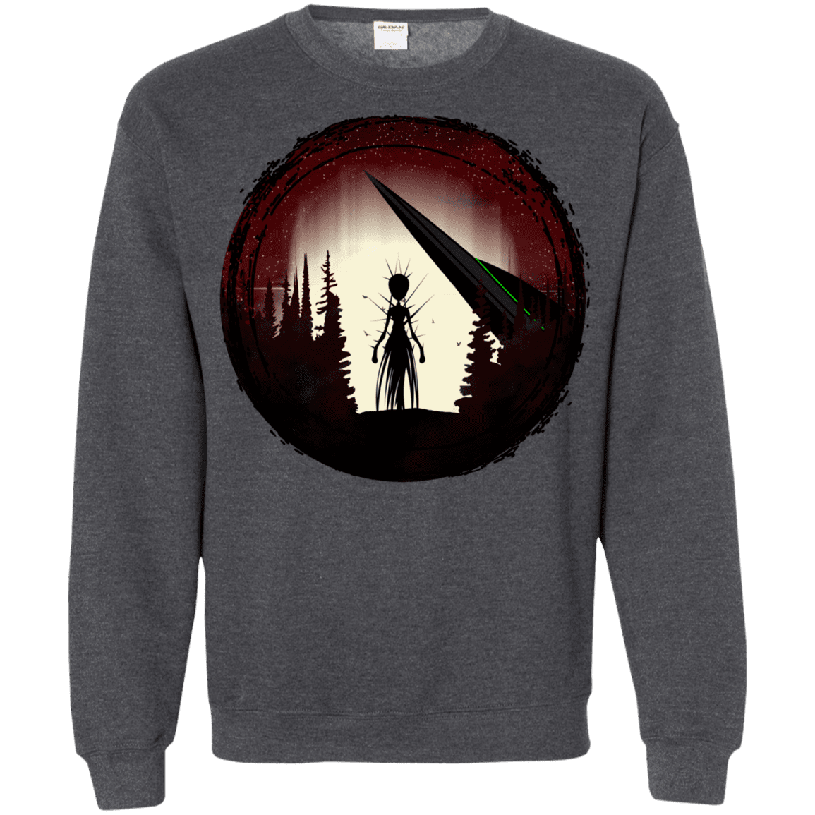 Sweatshirts Dark Heather / S Alien Armor Crewneck Sweatshirt