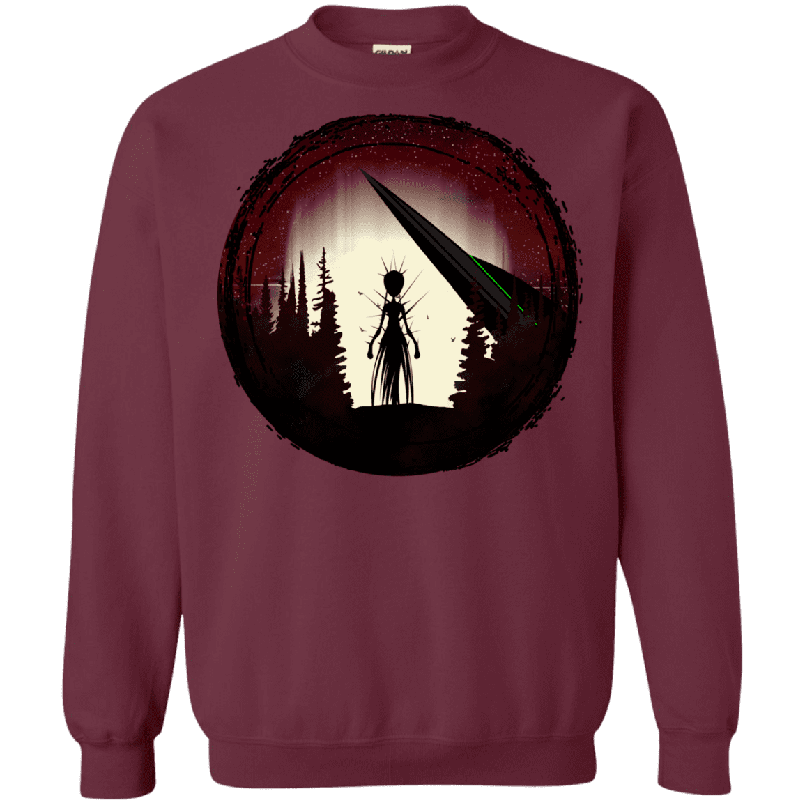 Sweatshirts Maroon / S Alien Armor Crewneck Sweatshirt