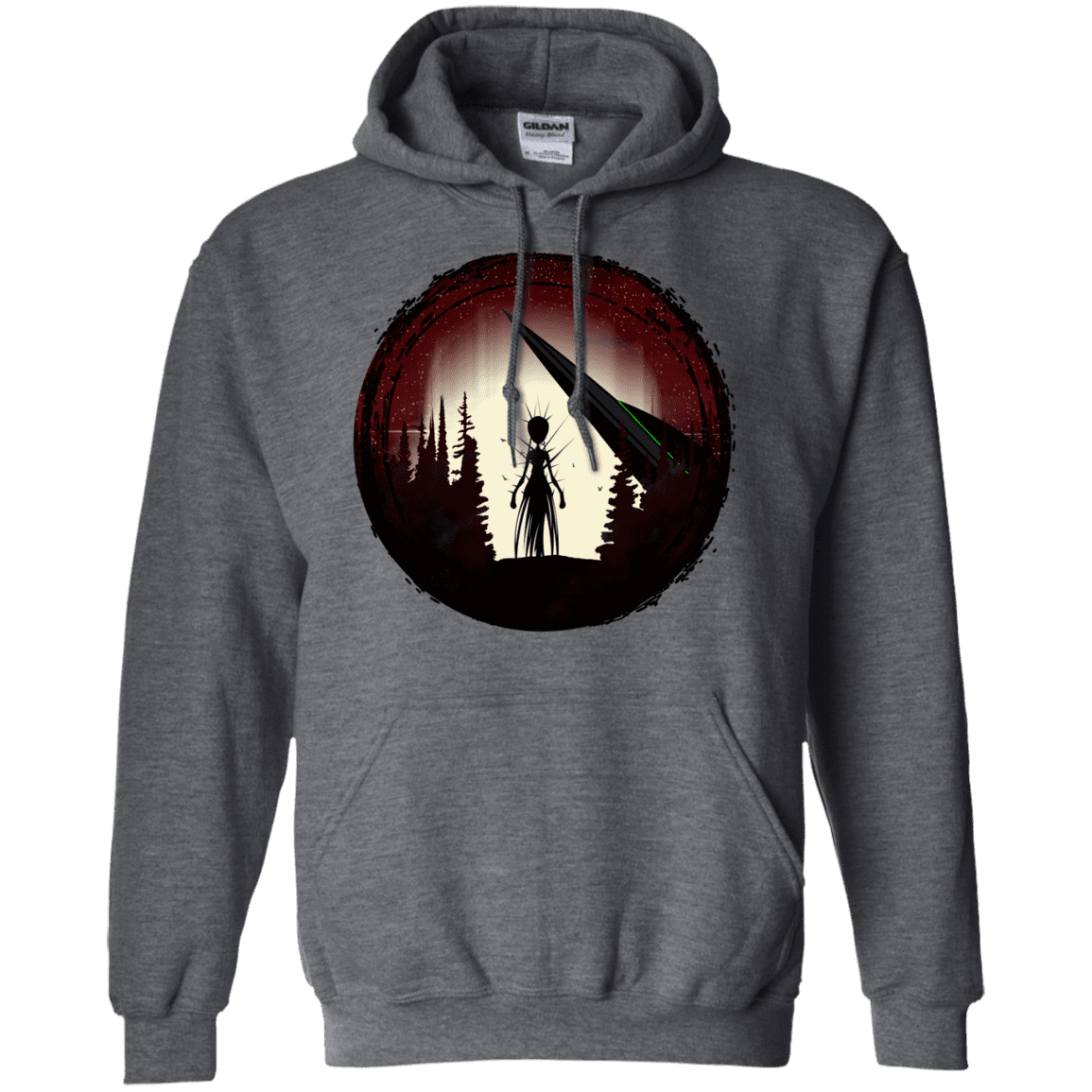 Sweatshirts Dark Heather / S Alien Armor Pullover Hoodie