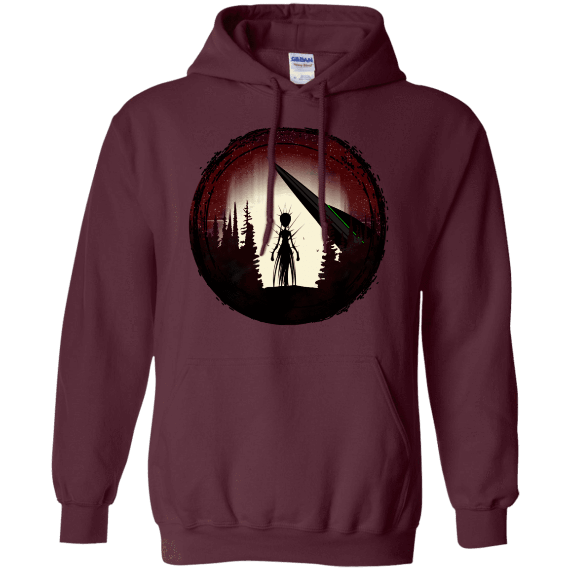 Sweatshirts Maroon / S Alien Armor Pullover Hoodie