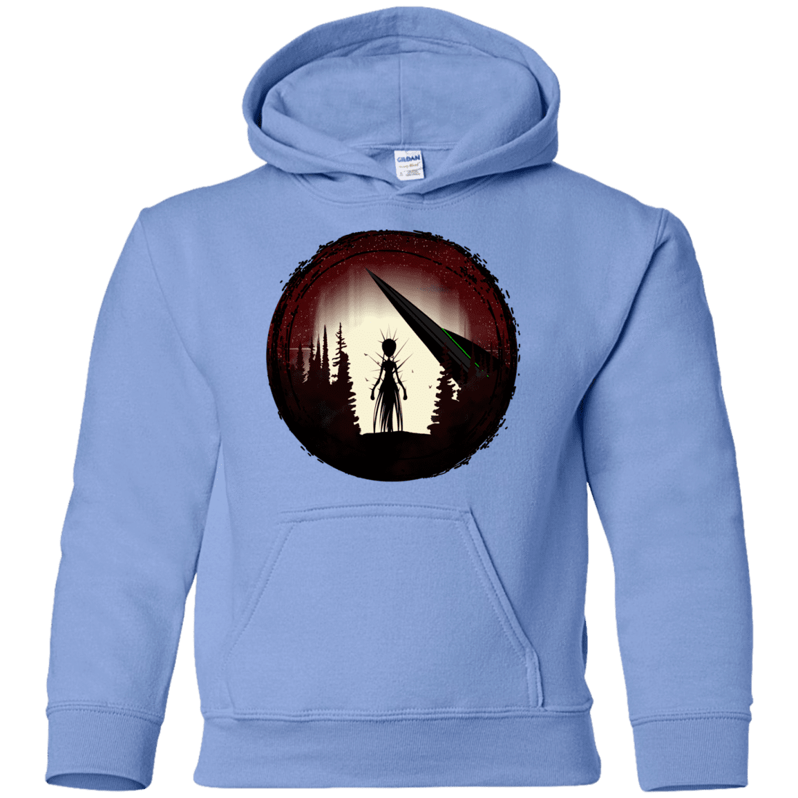 Sweatshirts Carolina Blue / YS Alien Armor Youth Hoodie