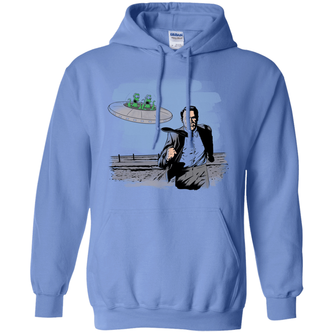 Sweatshirts Carolina Blue / Small Alien Attack Pullover Hoodie