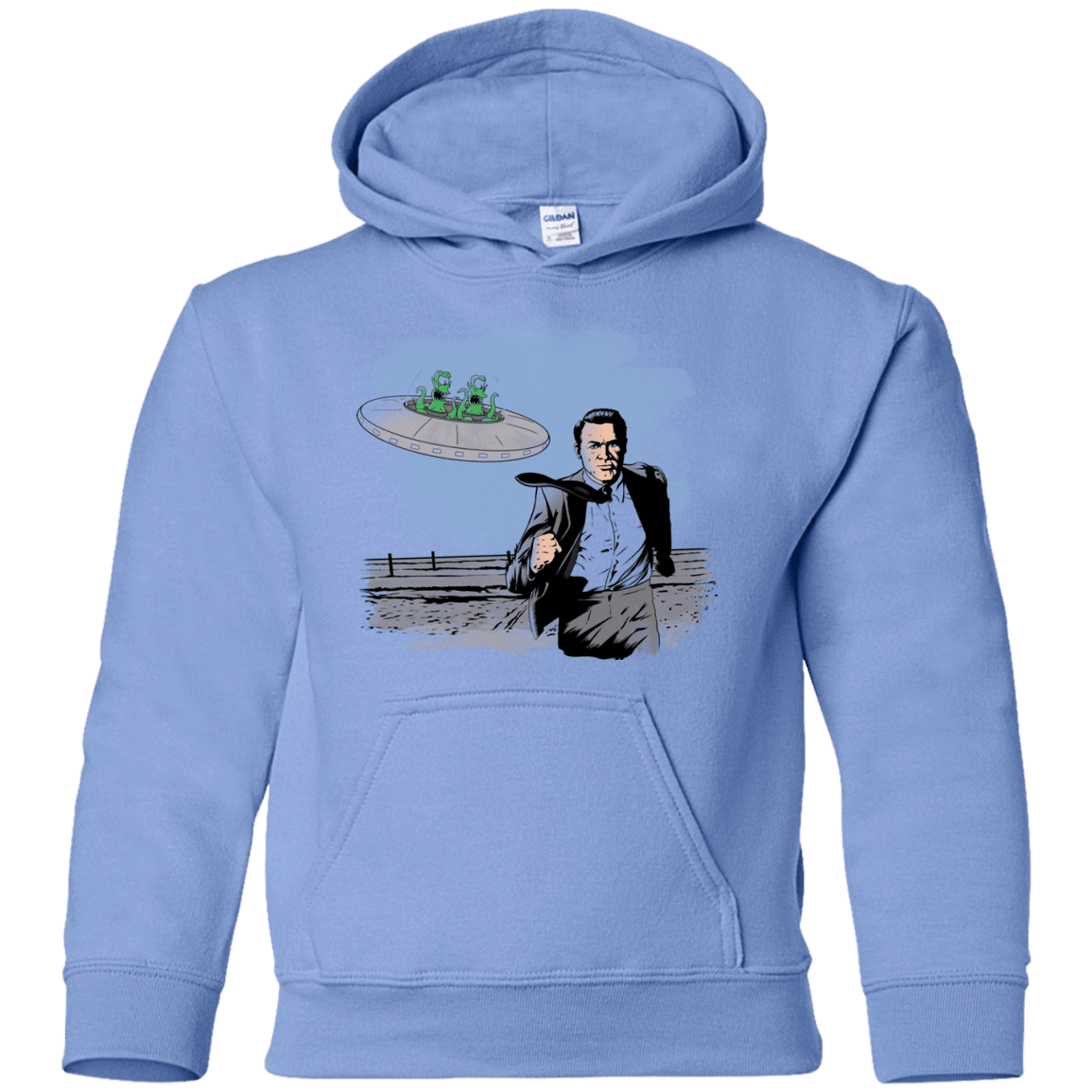Sweatshirts Carolina Blue / YS Alien Attack Youth Hoodie