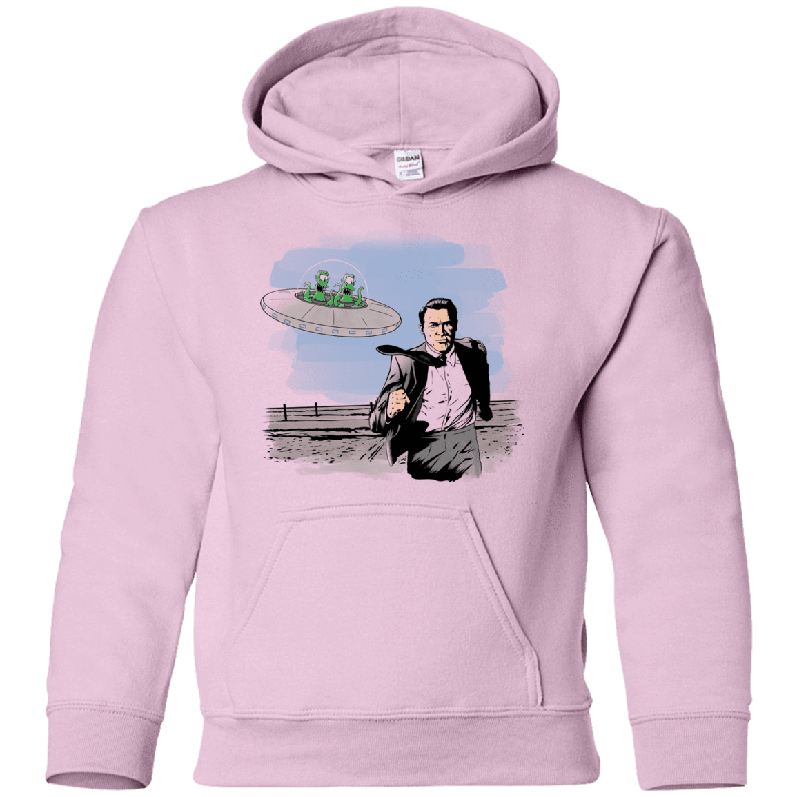 Sweatshirts Light Pink / YS Alien Attack Youth Hoodie