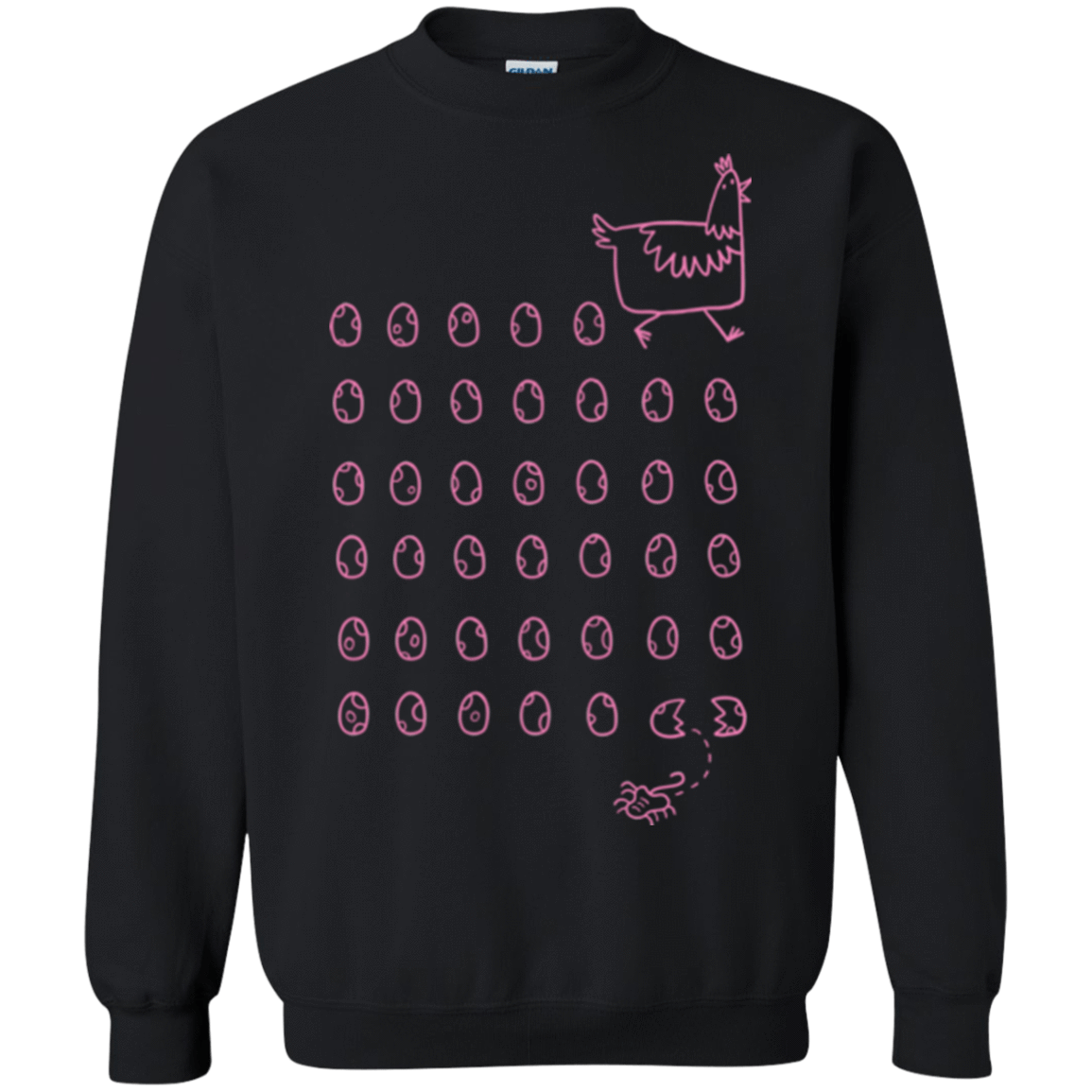 Sweatshirts Black / Small Alien Chicken Crewneck Sweatshirt