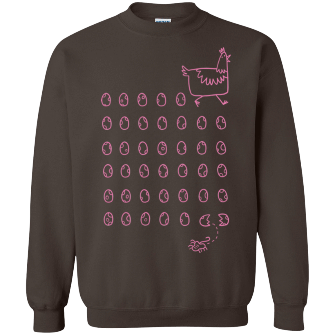 Sweatshirts Dark Chocolate / Small Alien Chicken Crewneck Sweatshirt