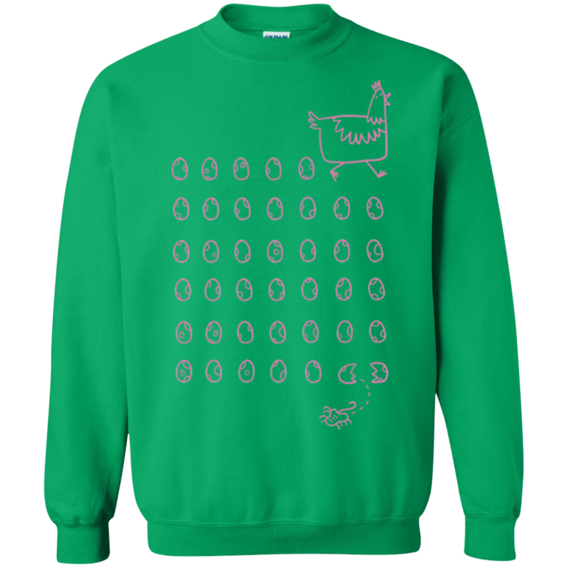 Sweatshirts Irish Green / Small Alien Chicken Crewneck Sweatshirt