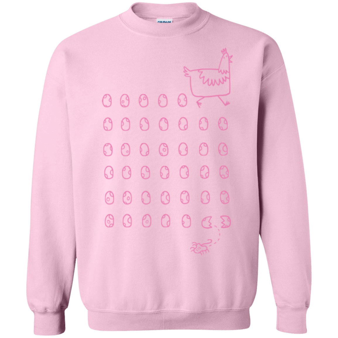 Sweatshirts Light Pink / Small Alien Chicken Crewneck Sweatshirt