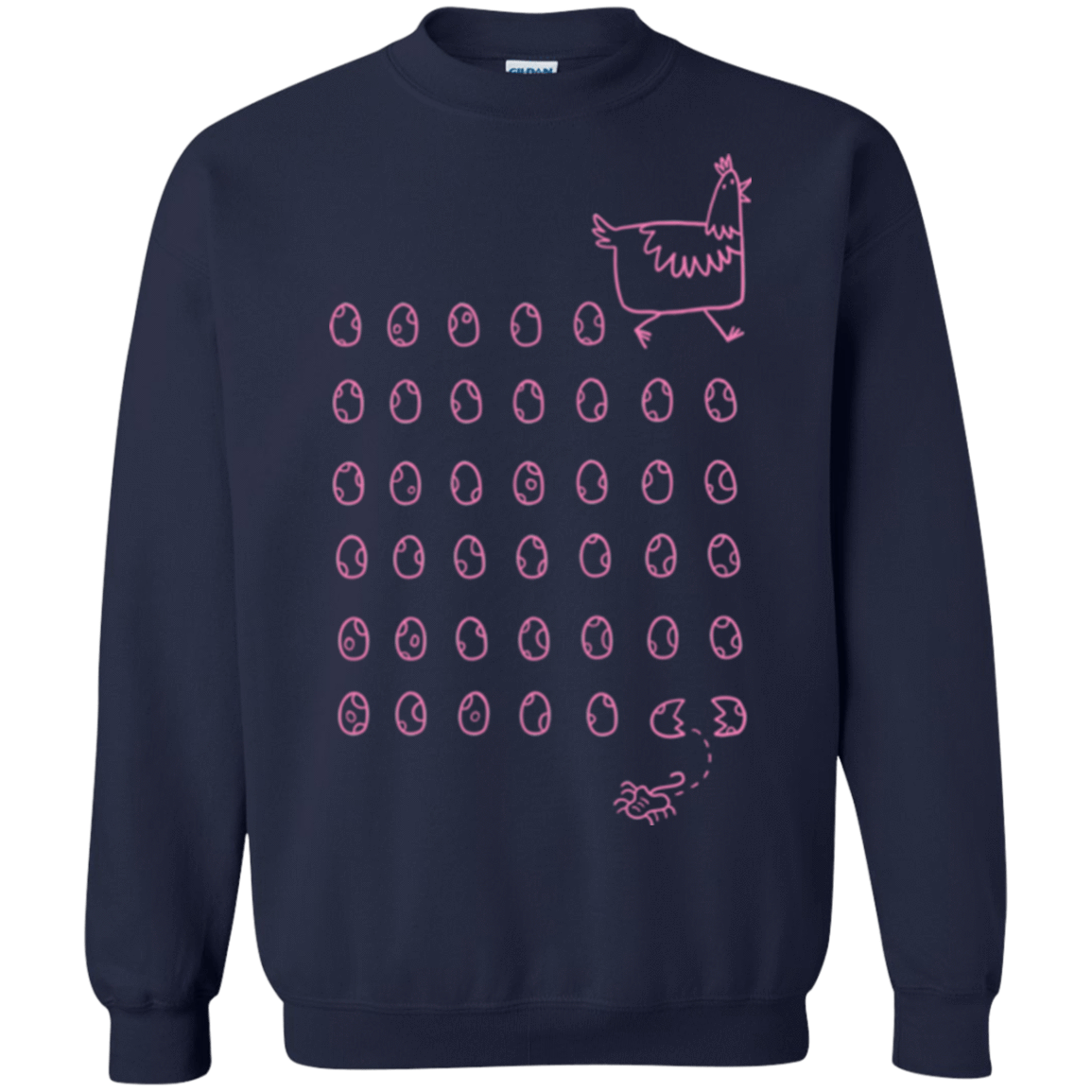 Sweatshirts Navy / Small Alien Chicken Crewneck Sweatshirt