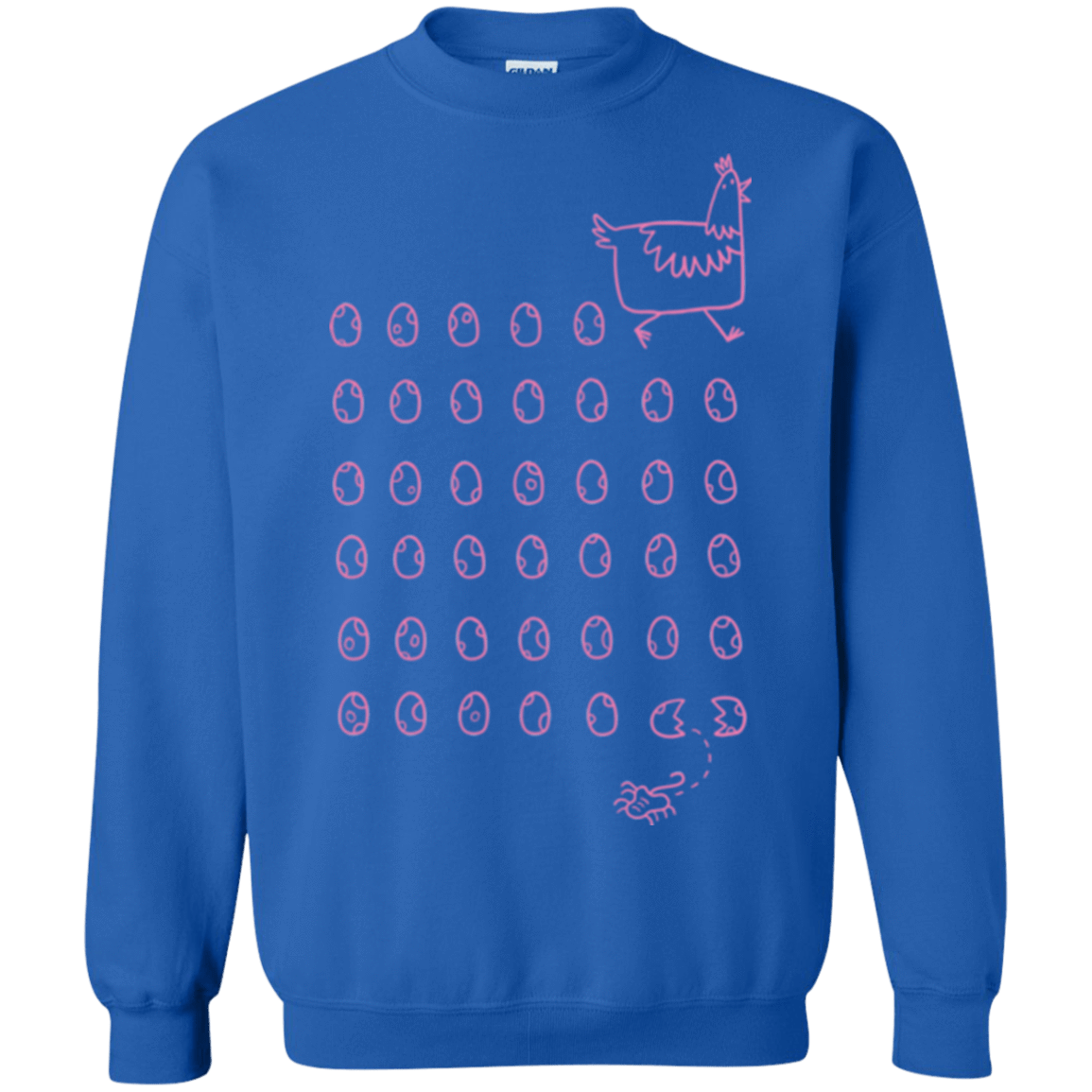 Sweatshirts Royal / Small Alien Chicken Crewneck Sweatshirt