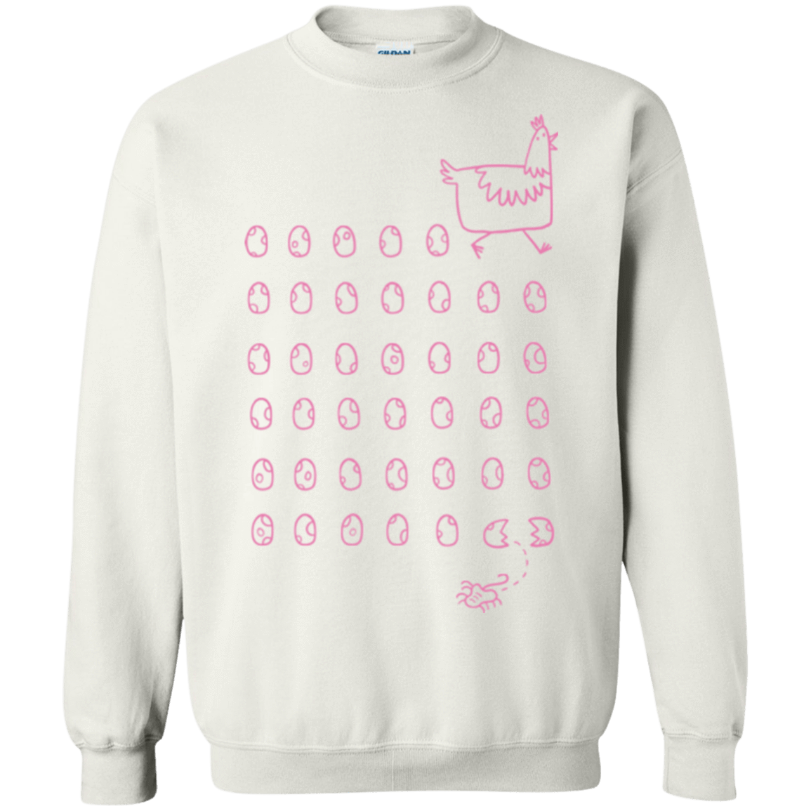 Sweatshirts White / Small Alien Chicken Crewneck Sweatshirt