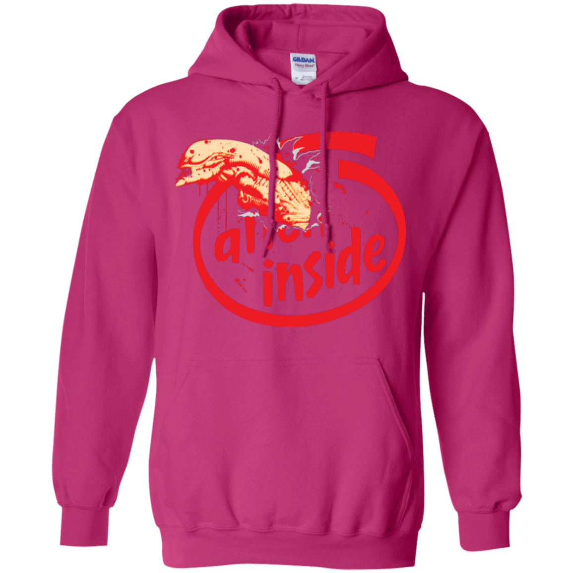 Sweatshirts Heliconia / S Alien Inside Pullover Hoodie