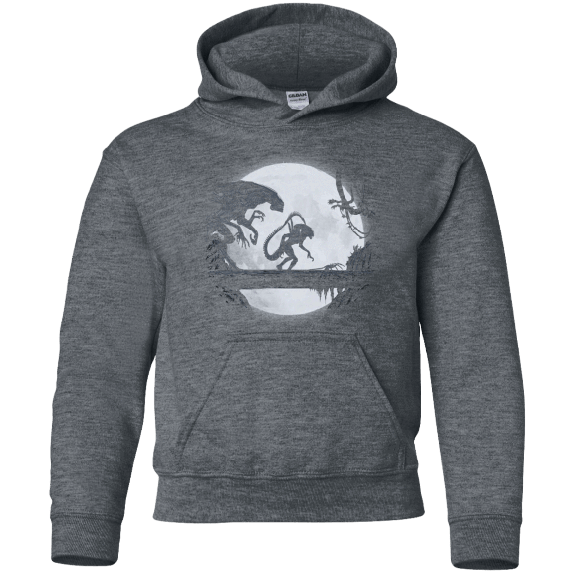 Sweatshirts Dark Heather / YS Alien Matata Youth Hoodie