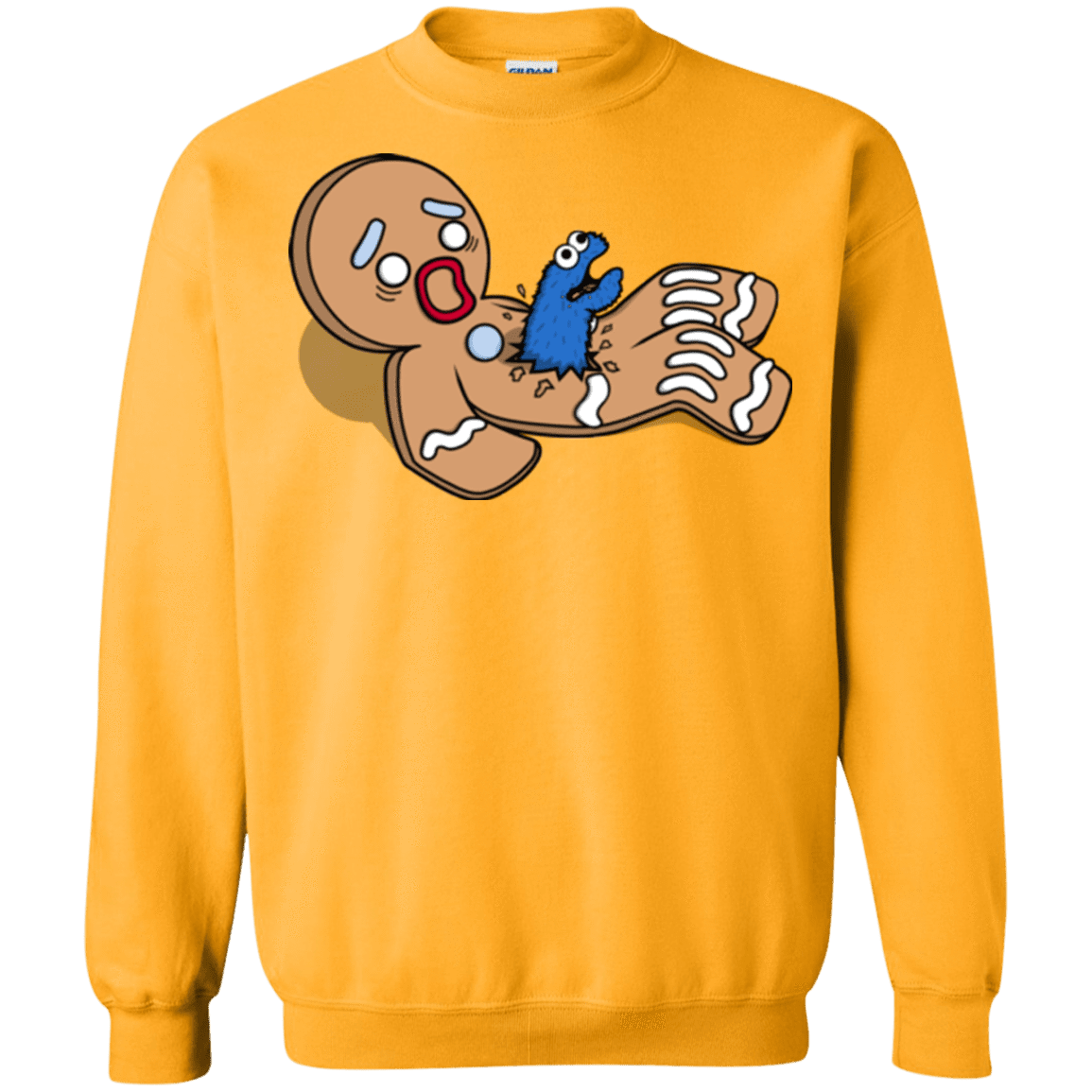 Sweatshirts Gold / S Alien Nom Nom Crewneck Sweatshirt
