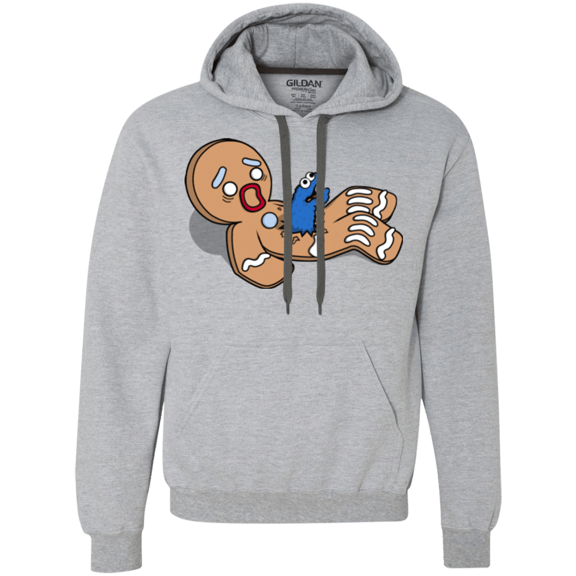 Sweatshirts Sport Grey / S Alien Nom Nom Premium Fleece Hoodie