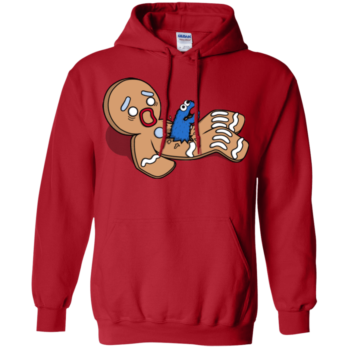 Sweatshirts Red / S Alien Nom Nom Pullover Hoodie