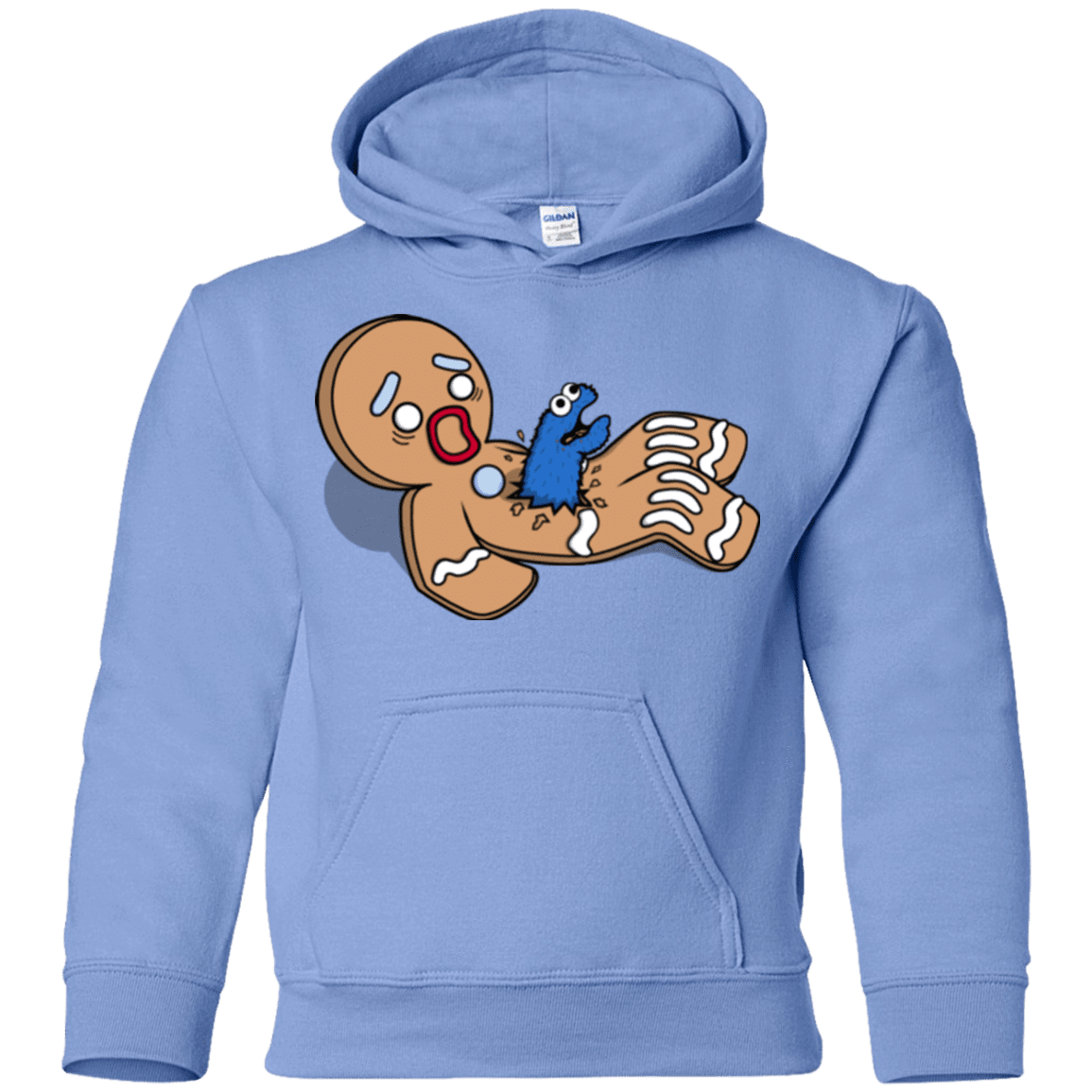 Sweatshirts Carolina Blue / YS Alien Nom Nom Youth Hoodie