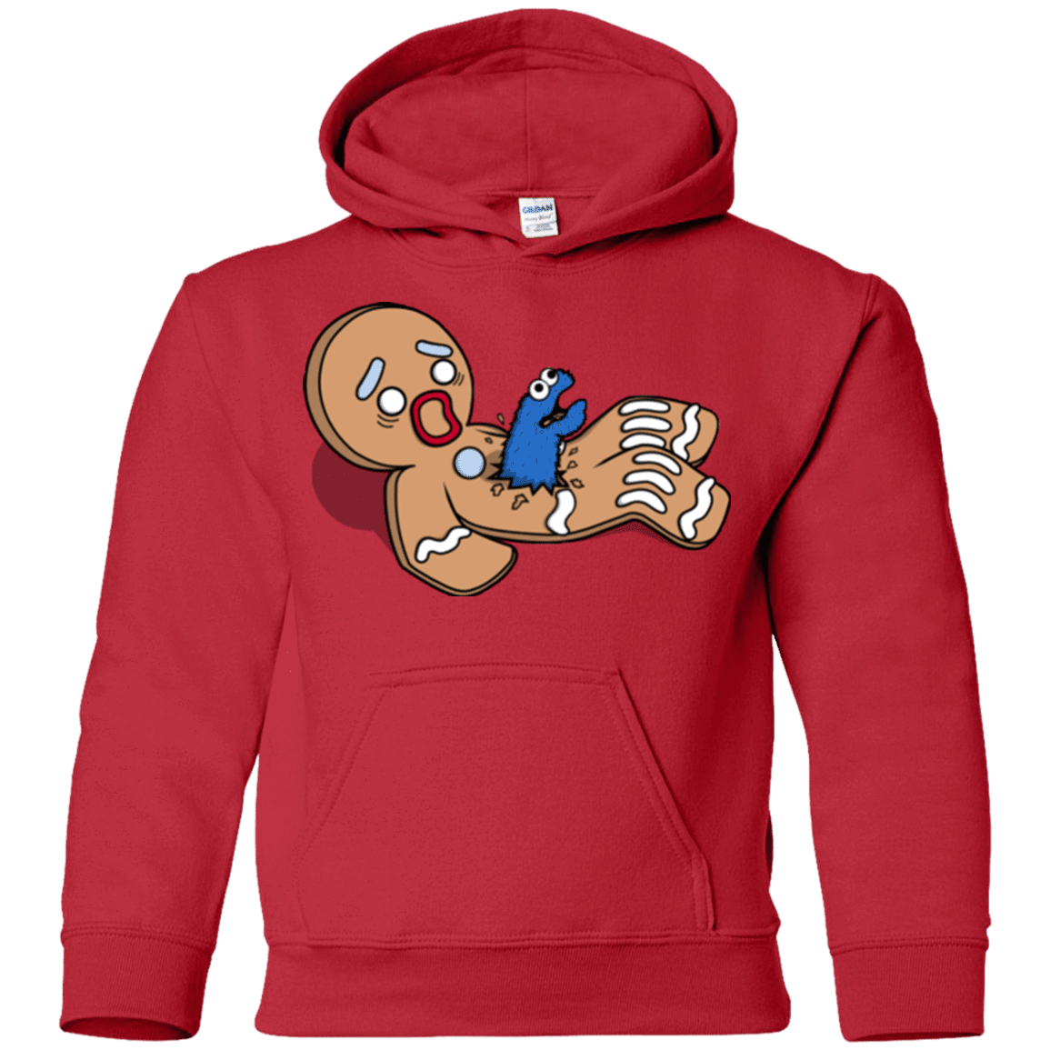 Sweatshirts Red / YS Alien Nom Nom Youth Hoodie