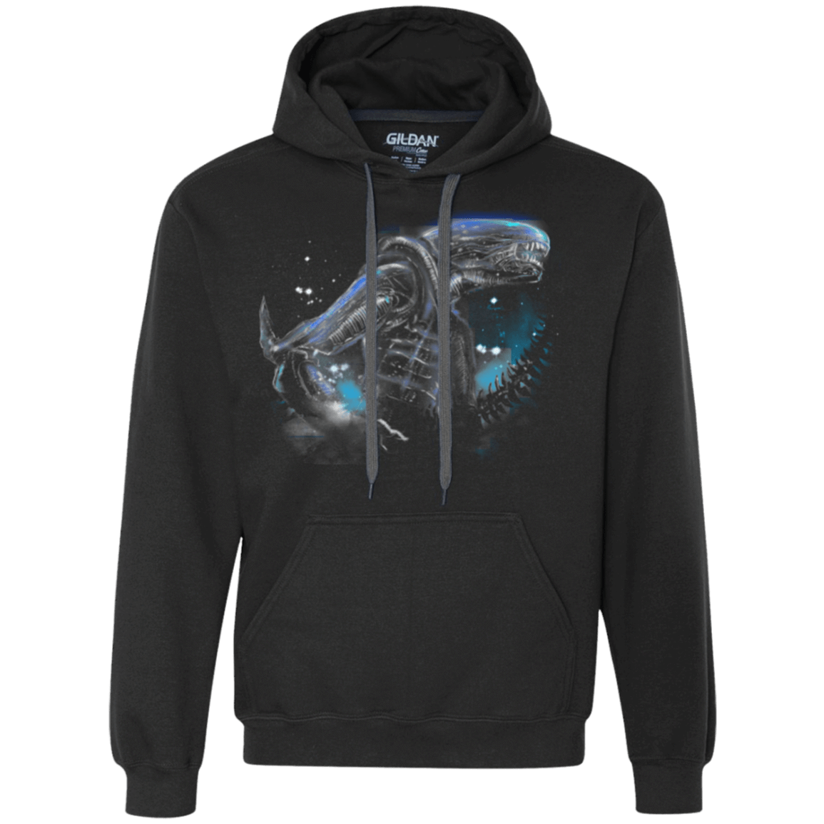 Sweatshirts Black / Small Alien Terror From Deep Space Premium Fleece Hoodie