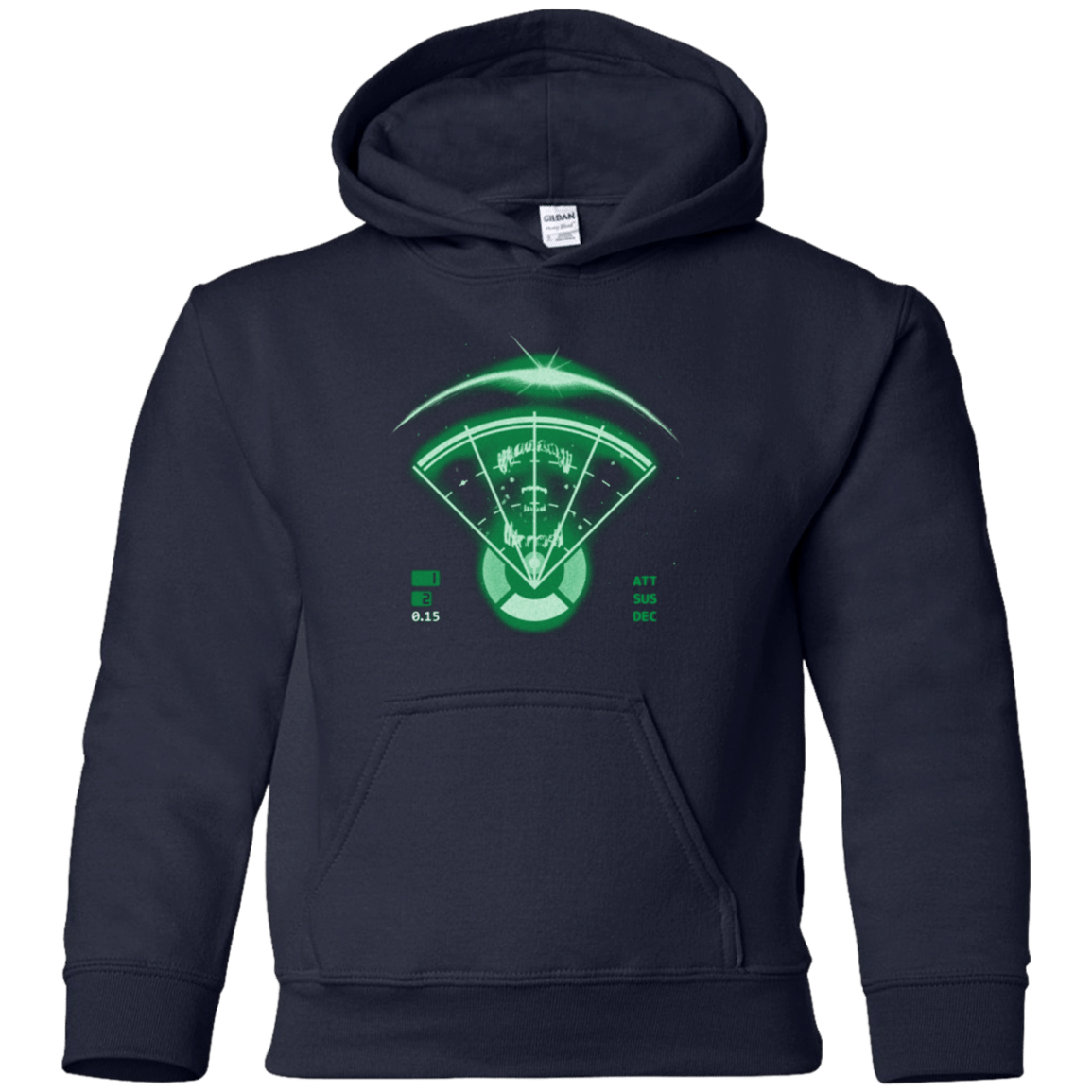 Sweatshirts Navy / YS Alien Tracking Youth Hoodie