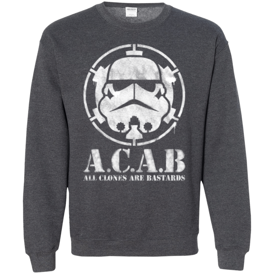Sweatshirts Dark Heather / Small All clones Crewneck Sweatshirt