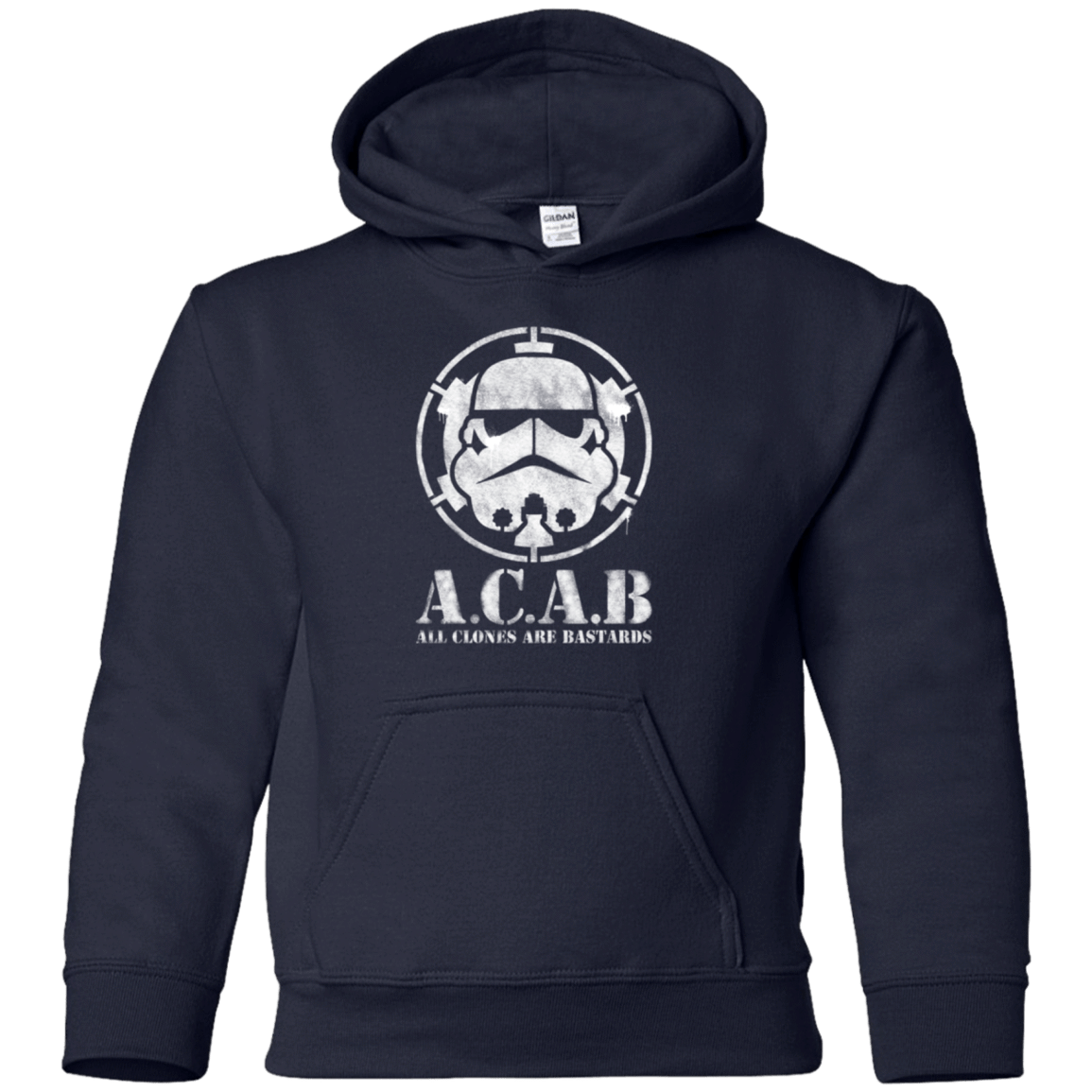 Sweatshirts Navy / YS All clones Youth Hoodie