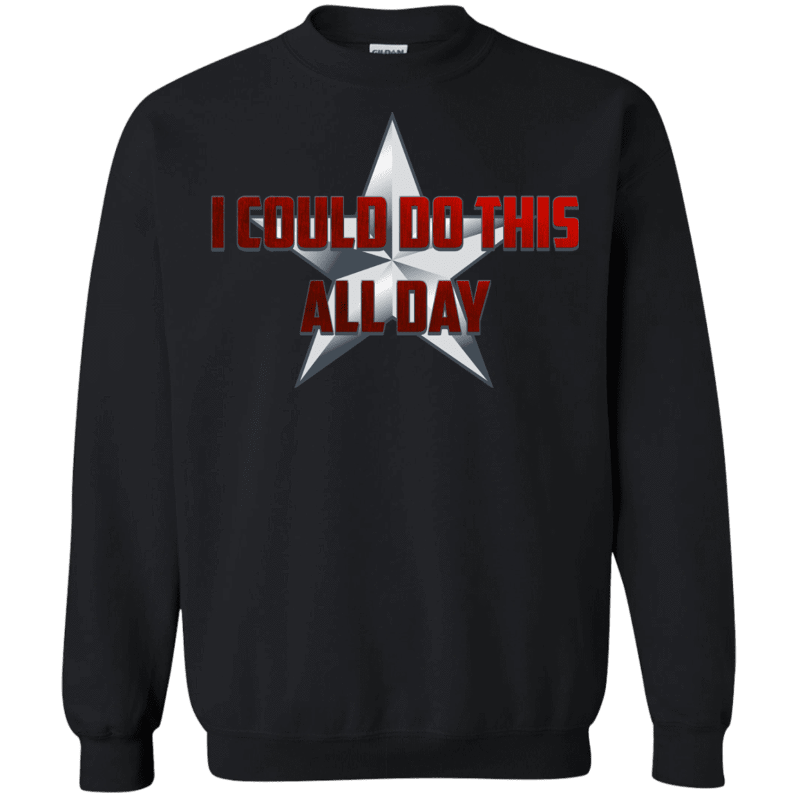 Sweatshirts Black / S All Day Crewneck Sweatshirt