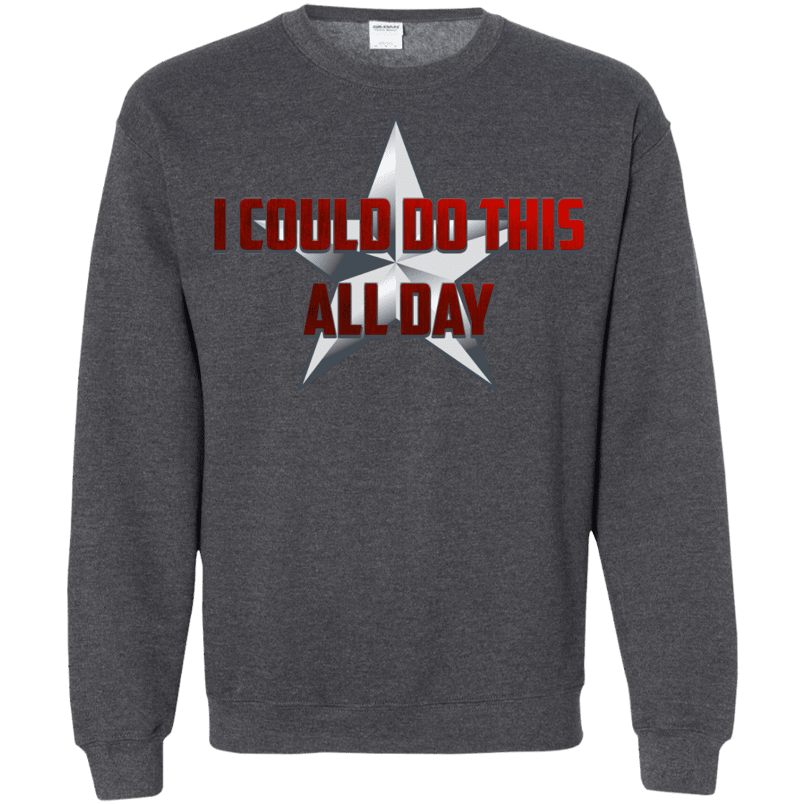 Sweatshirts Dark Heather / S All Day Crewneck Sweatshirt