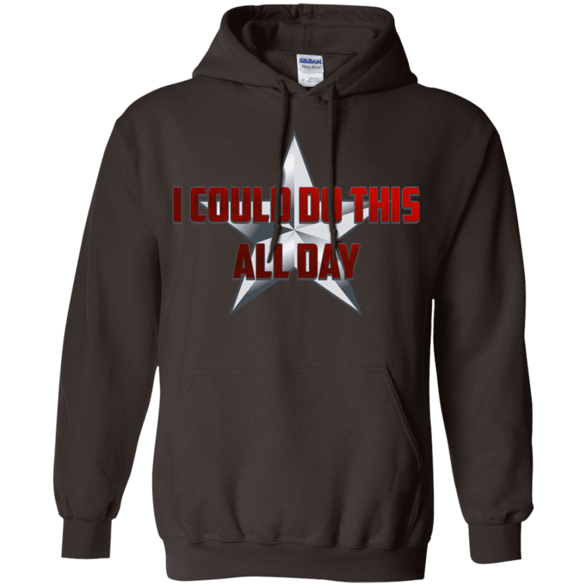 Sweatshirts Dark Chocolate / S All Day Pullover Hoodie