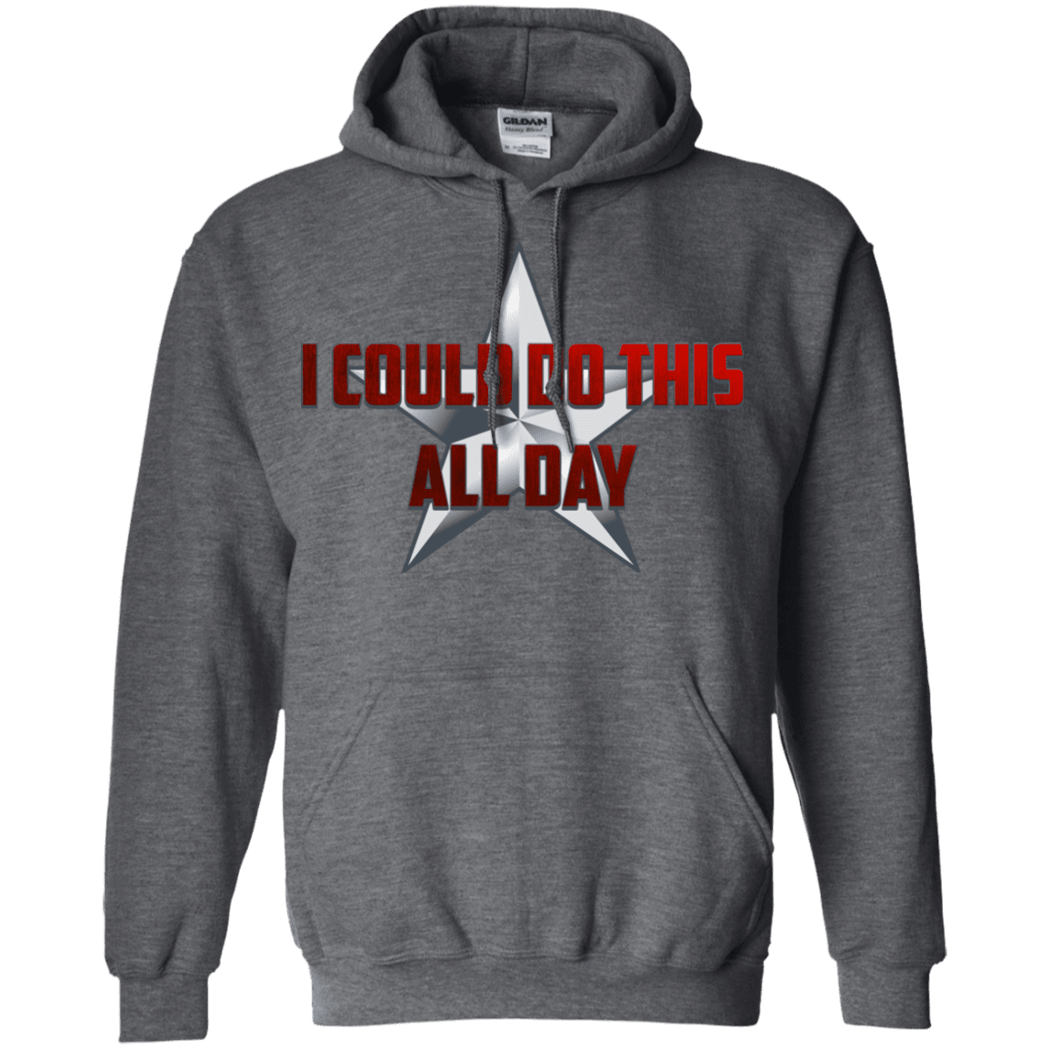 Sweatshirts Dark Heather / S All Day Pullover Hoodie