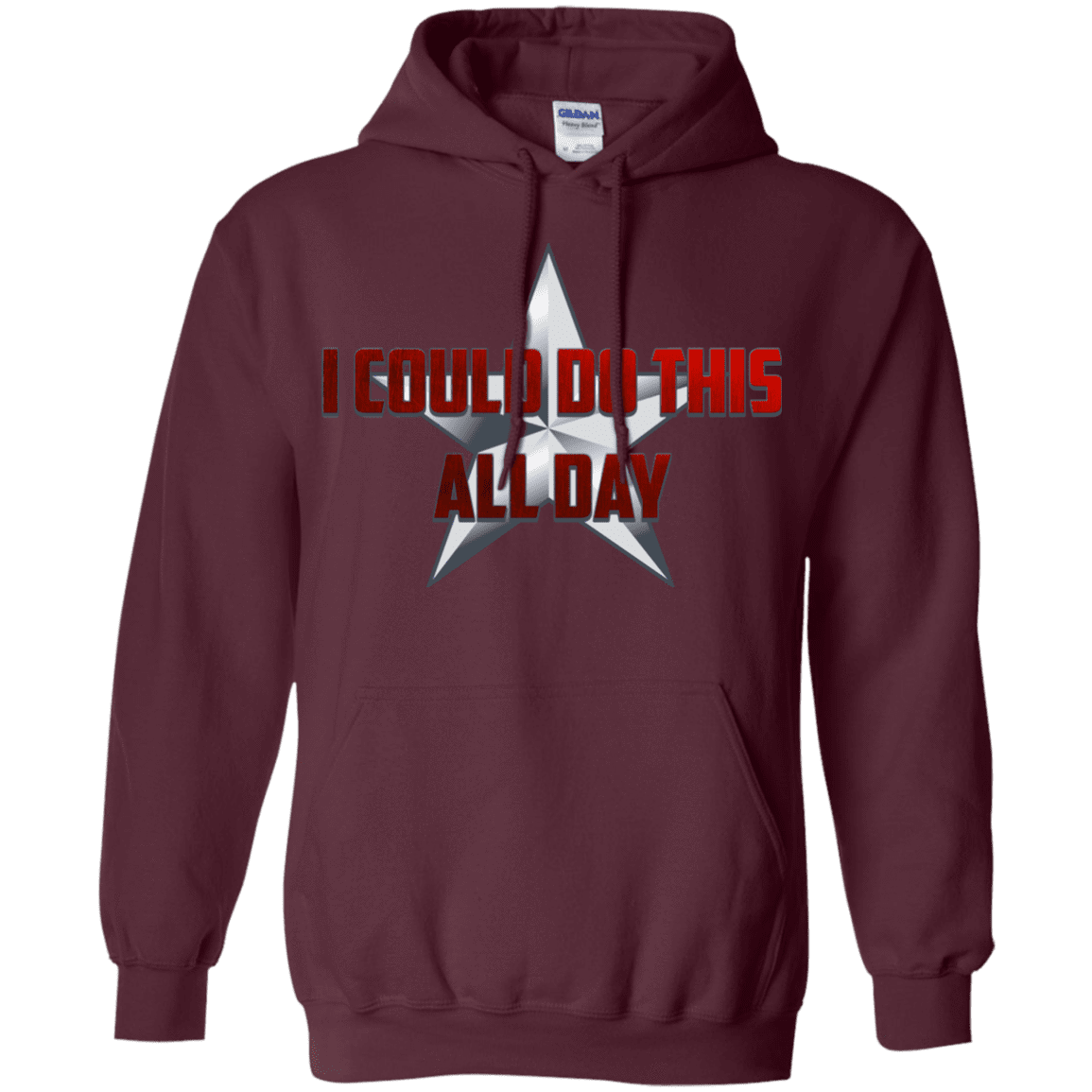 Sweatshirts Maroon / S All Day Pullover Hoodie
