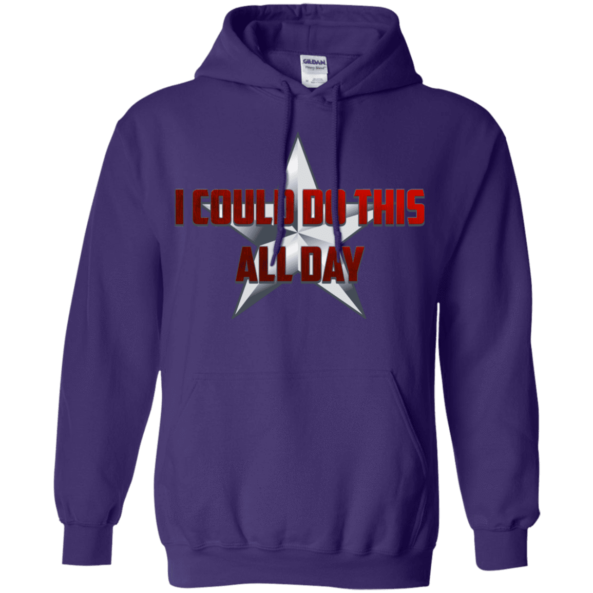 Sweatshirts Purple / S All Day Pullover Hoodie
