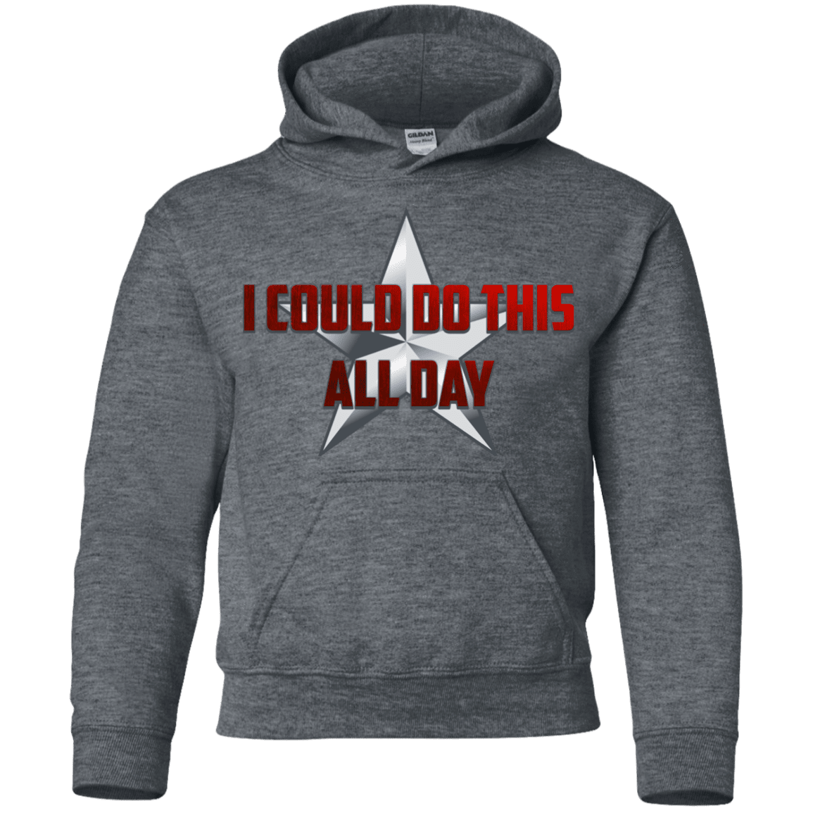 Sweatshirts Dark Heather / YS All Day Youth Hoodie