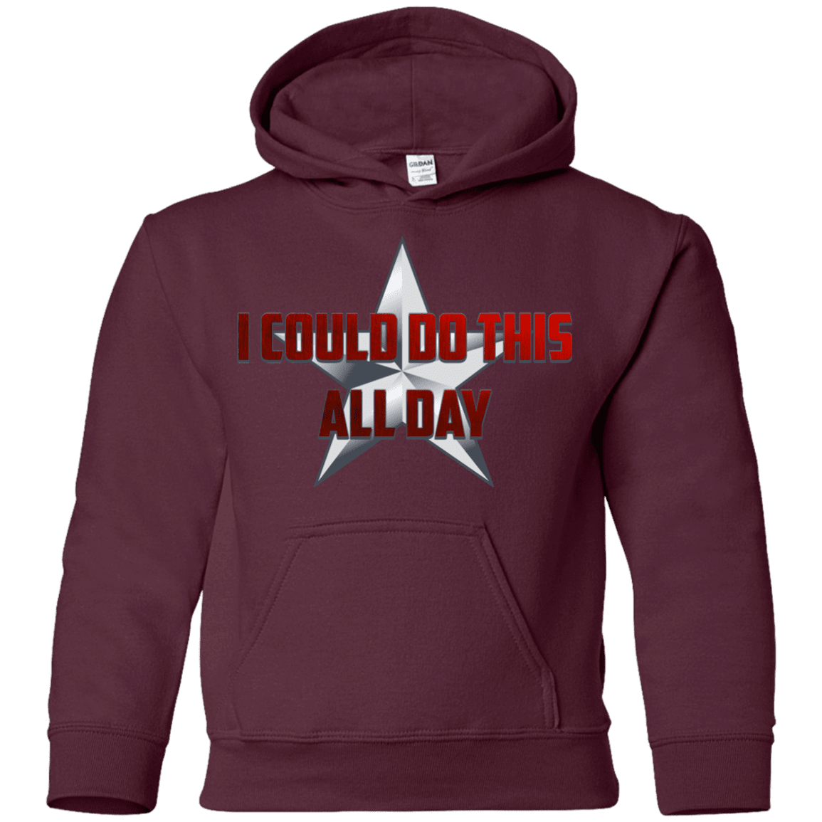 Sweatshirts Maroon / YS All Day Youth Hoodie