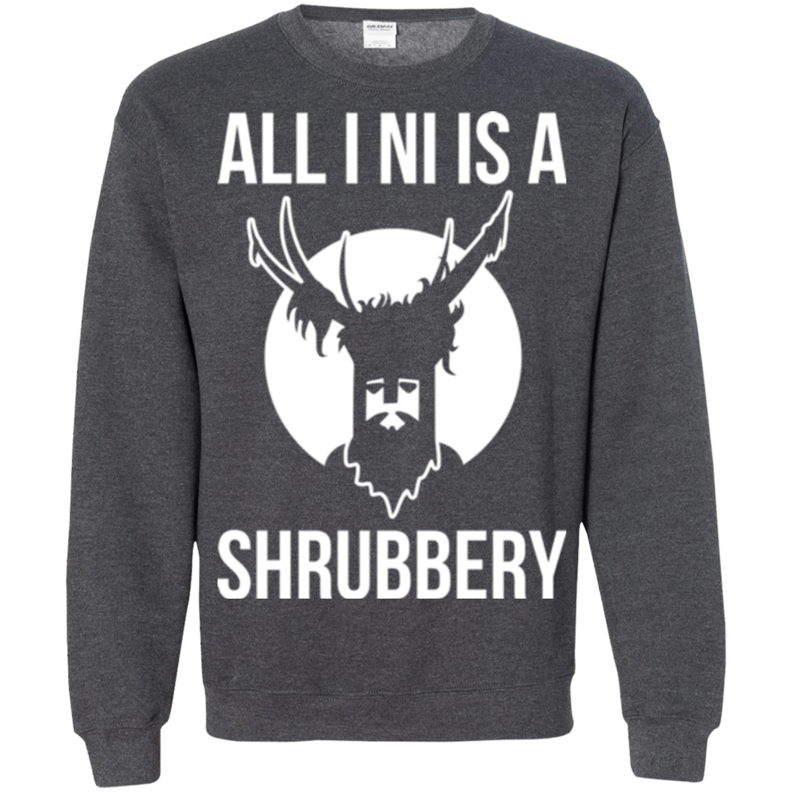 Sweatshirts Dark Heather / Small All I Ni Crewneck Sweatshirt