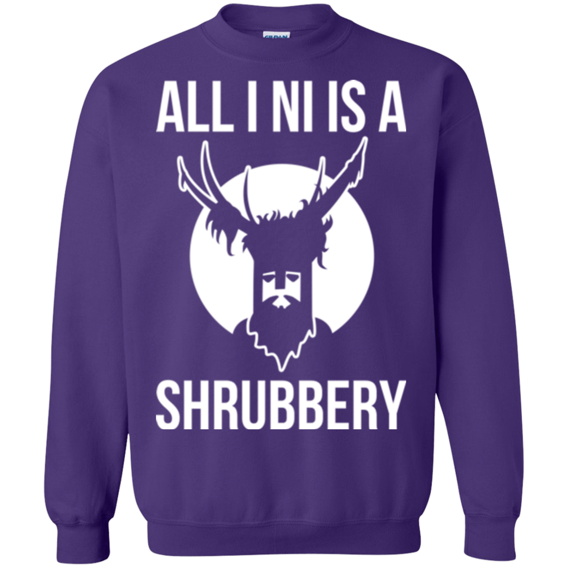 Sweatshirts Purple / Small All I Ni Crewneck Sweatshirt