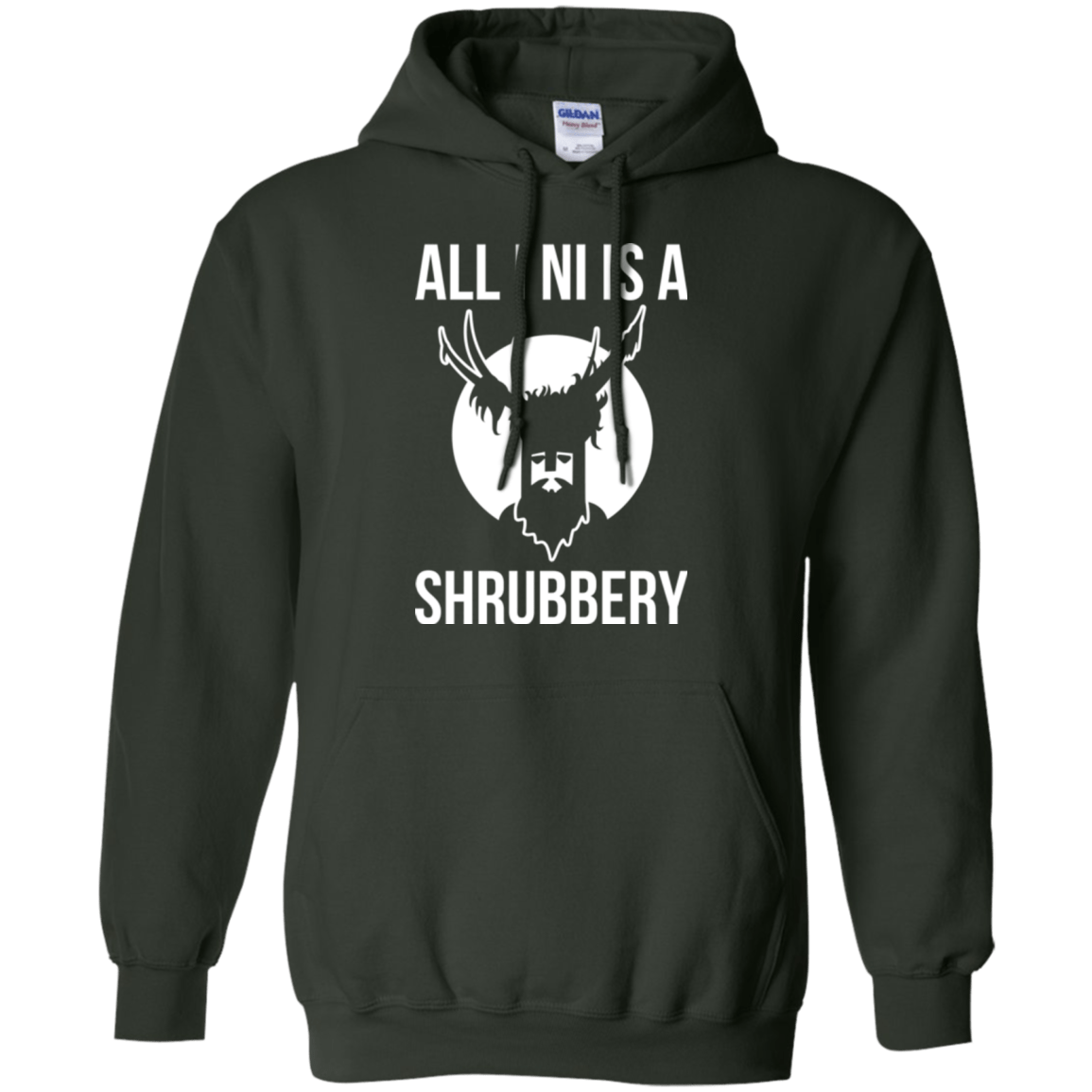 Sweatshirts Forest Green / Small All I Ni Pullover Hoodie