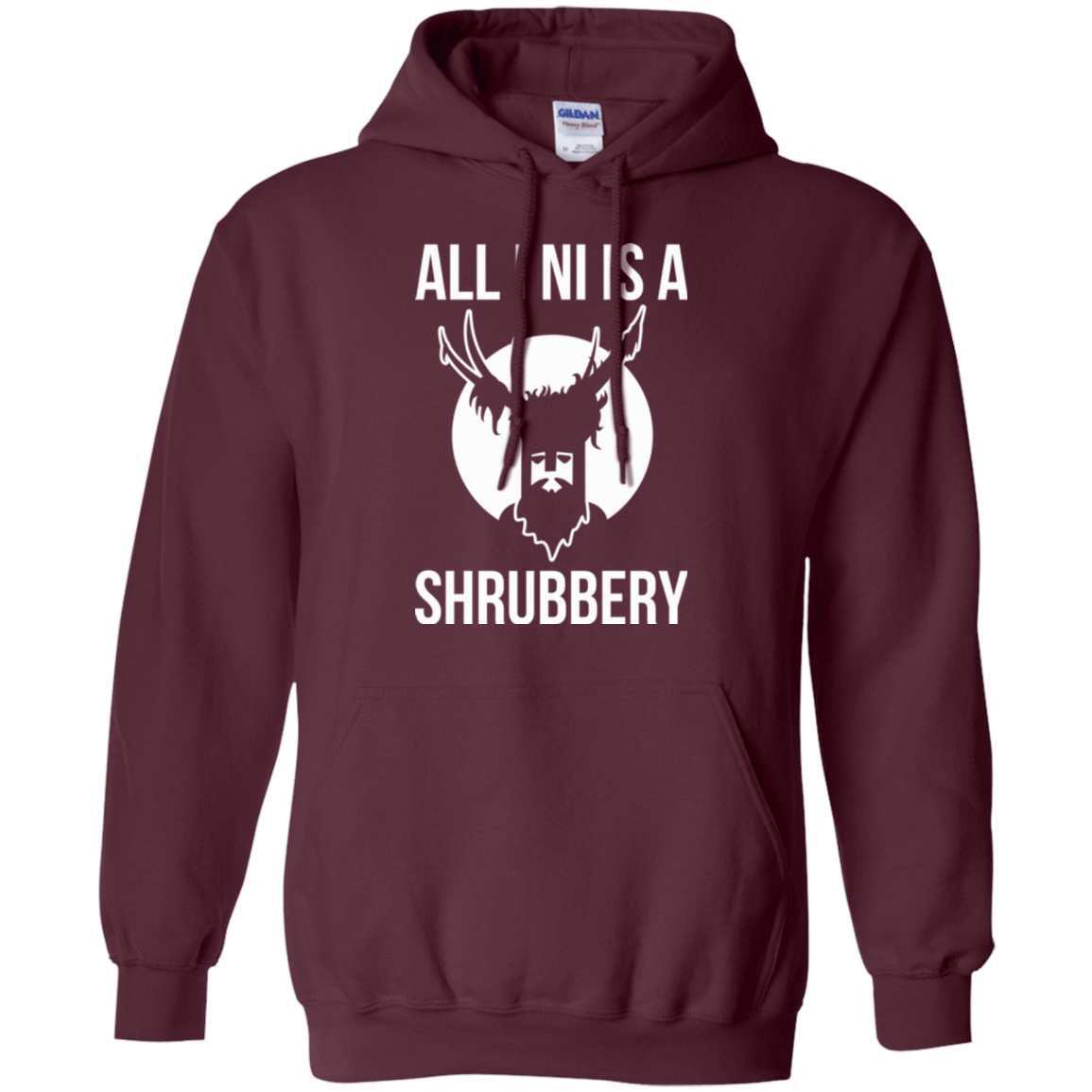 Sweatshirts Maroon / Small All I Ni Pullover Hoodie