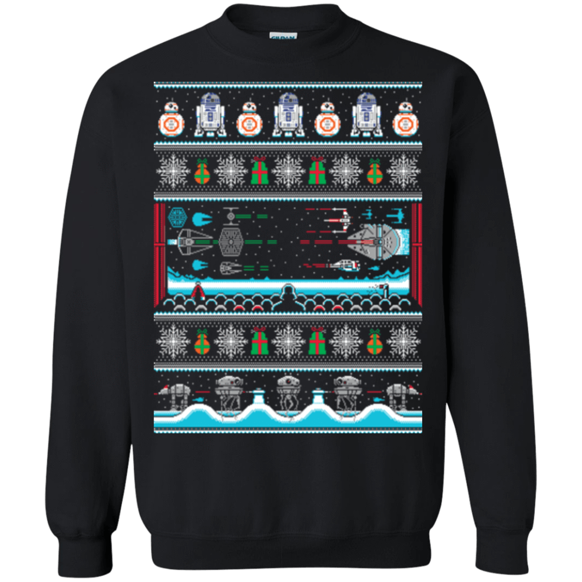 Sweatshirts Black / Small All I Want 4 Xmas Crewneck Sweatshirt