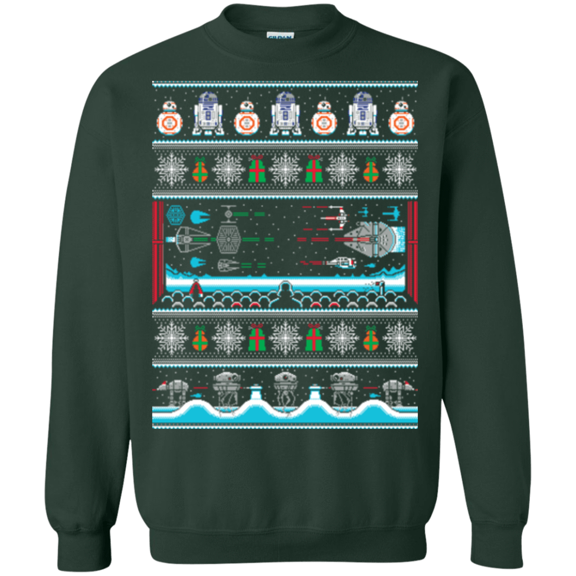 Sweatshirts Forest Green / Small All I Want 4 Xmas Crewneck Sweatshirt