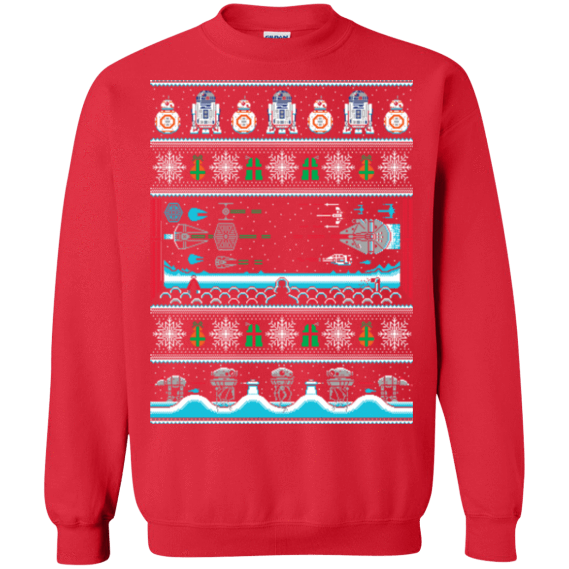 Sweatshirts Red / Small All I Want 4 Xmas Crewneck Sweatshirt