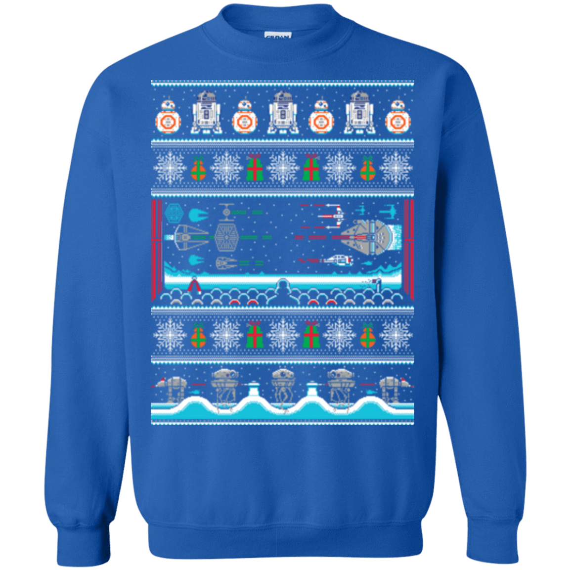 Sweatshirts Royal / Small All I Want 4 Xmas Crewneck Sweatshirt