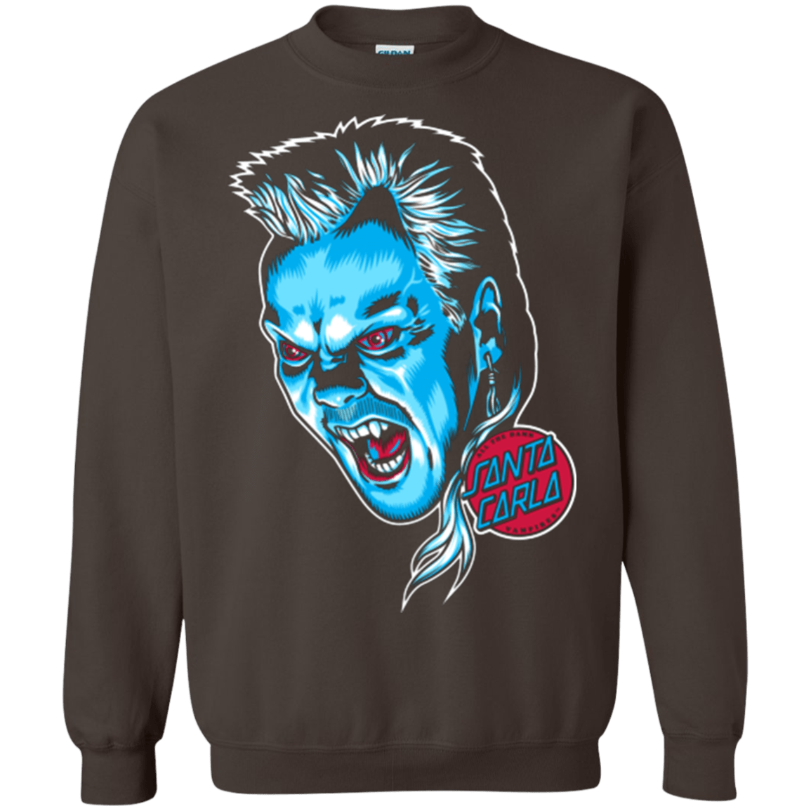 Sweatshirts Dark Chocolate / Small All The Damn Vampires Crewneck Sweatshirt