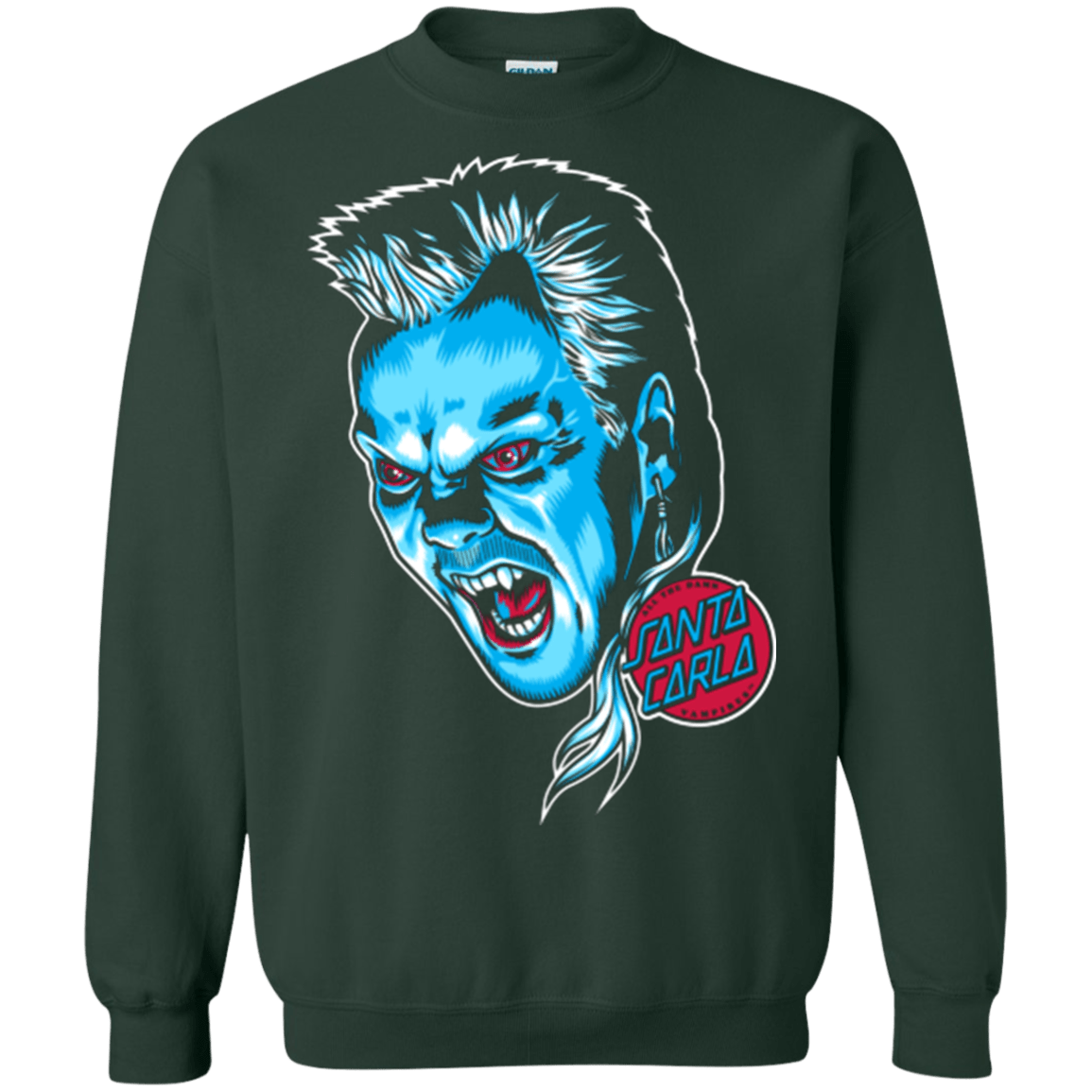 Sweatshirts Forest Green / Small All The Damn Vampires Crewneck Sweatshirt