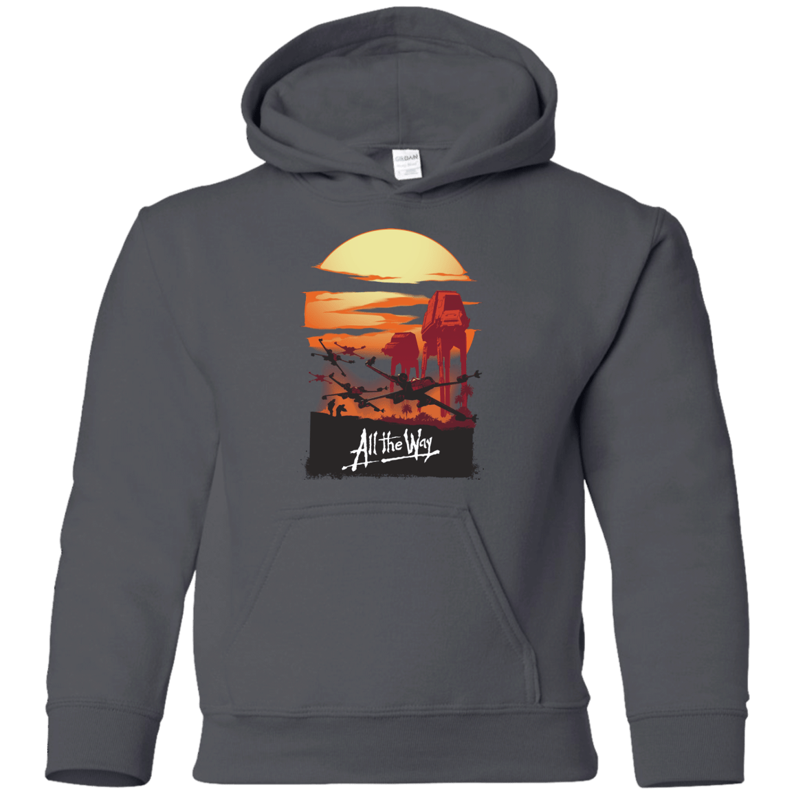 Sweatshirts Charcoal / YS All The Way Youth Hoodie