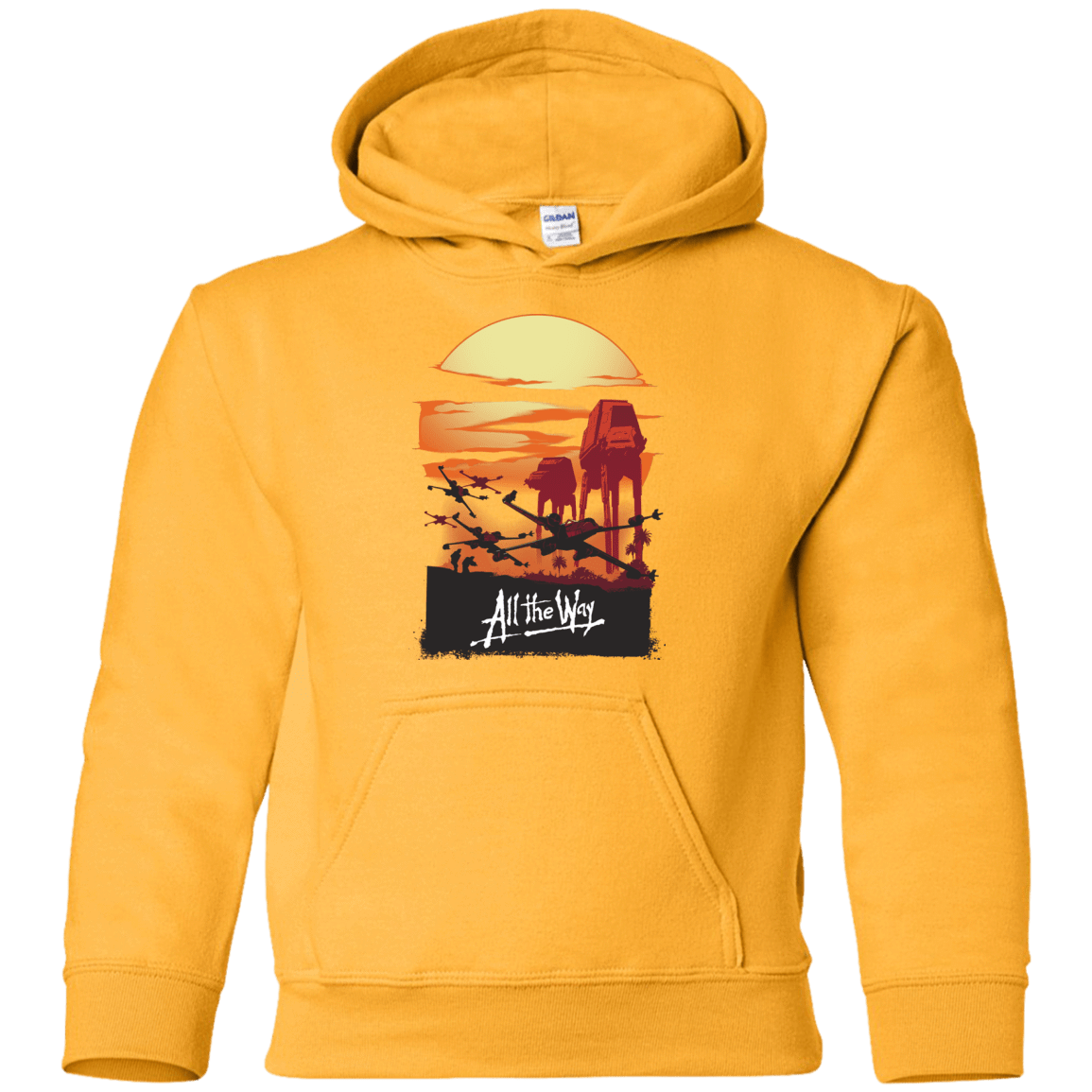 Sweatshirts Gold / YS All The Way Youth Hoodie