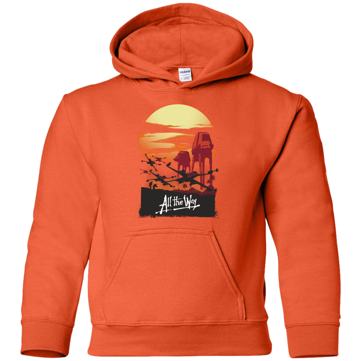 Sweatshirts Orange / YS All The Way Youth Hoodie