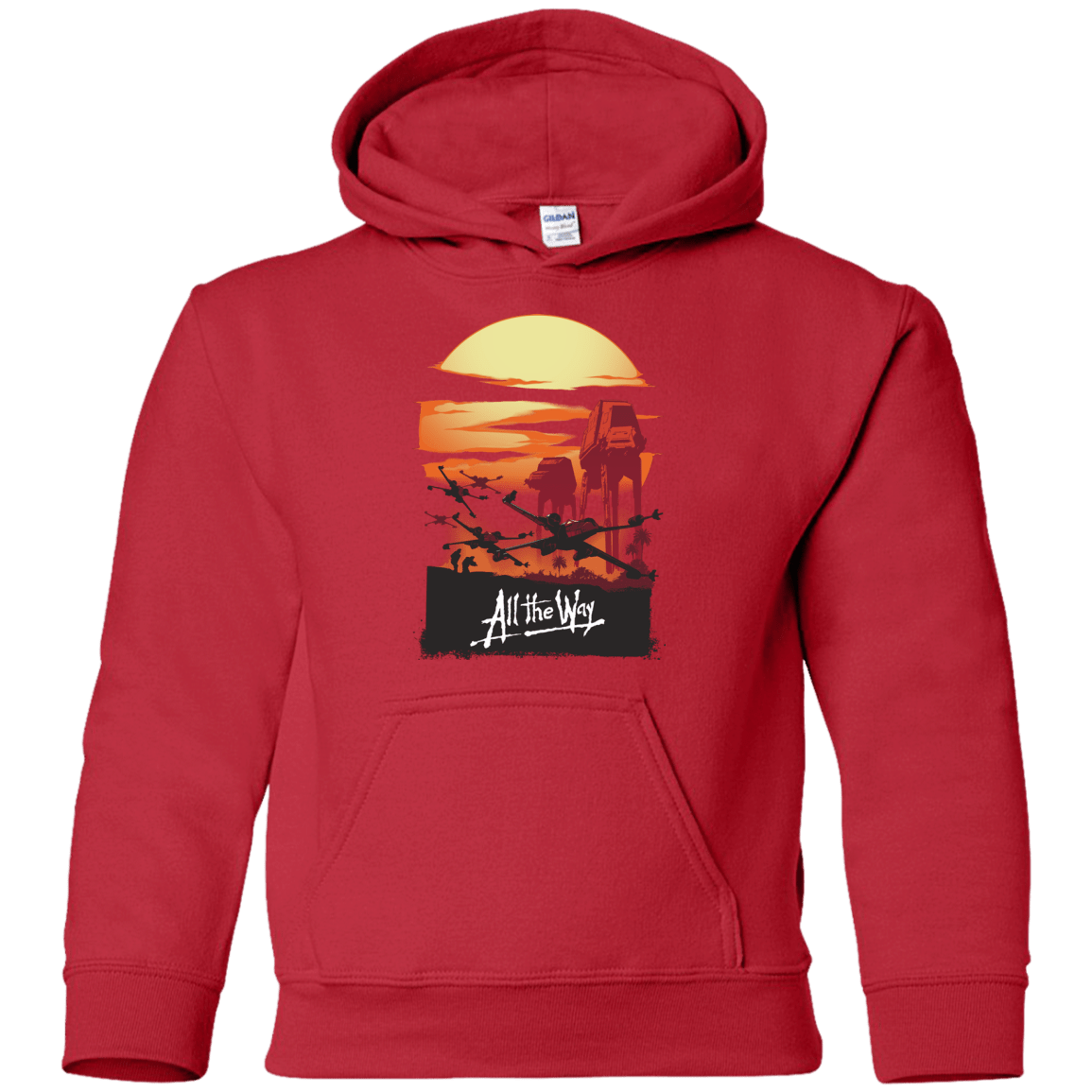 Sweatshirts Red / YS All The Way Youth Hoodie